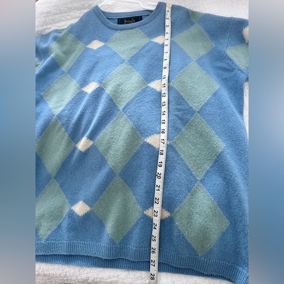 Pringle of Scotland Argyle Sweater – 100% Pure New Wool |Made in Scotland - Picture 10 of 11